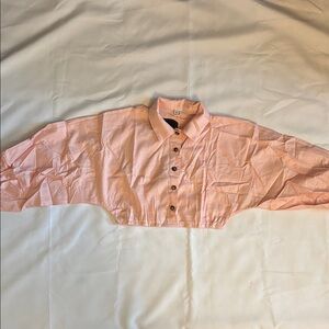 Soly Hux Cropped Shirt Pink Girl Size 9Y